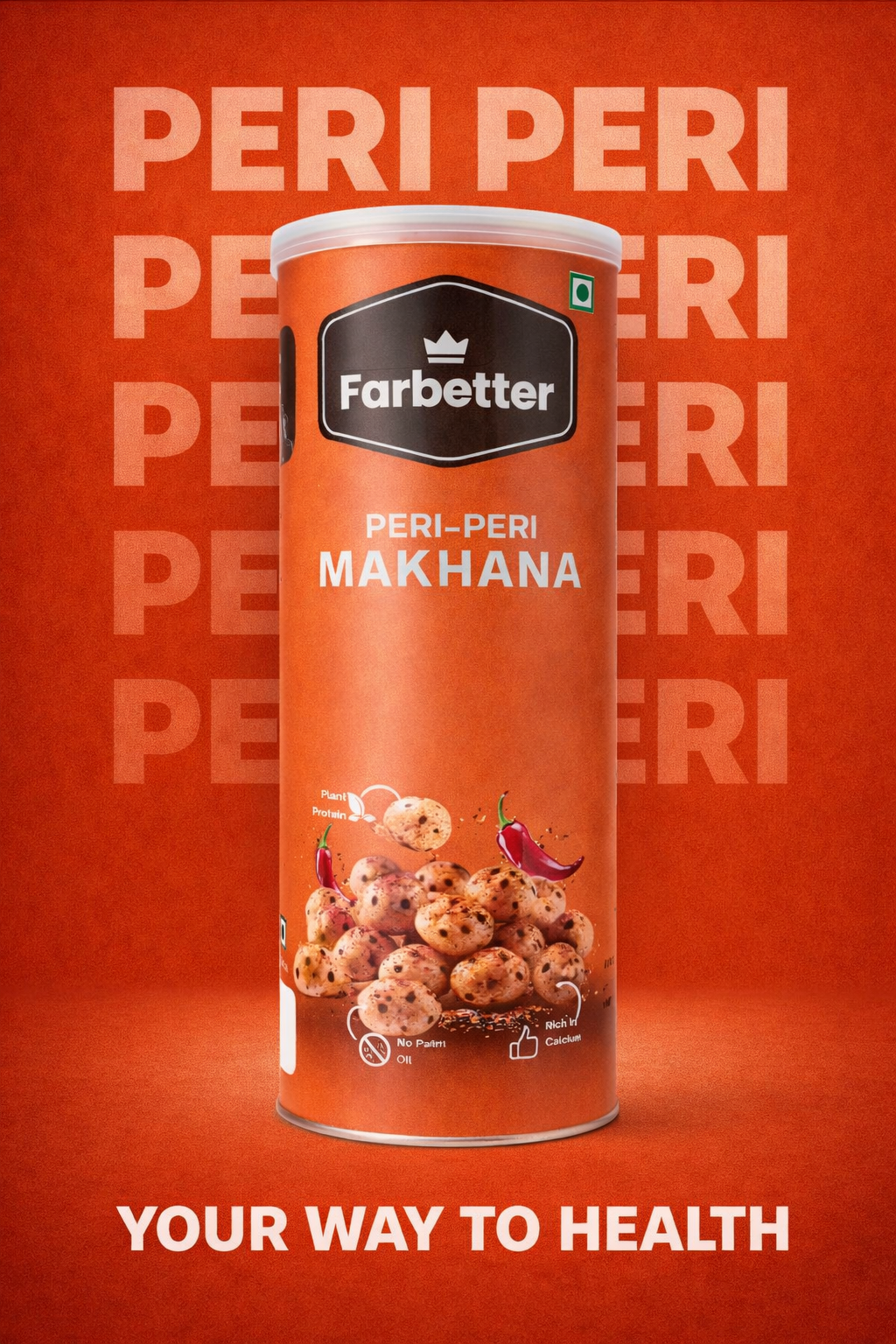 FARBETTER  Peri-Peri Roasted and Flavored Makhana