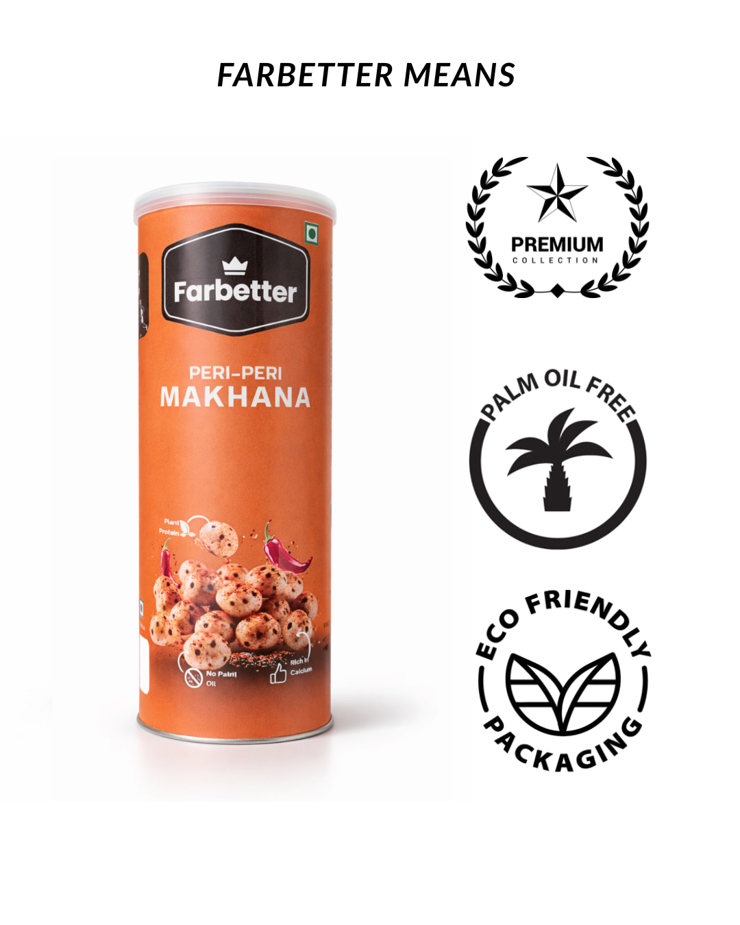 FARBETTER  Peri-Peri Roasted and Flavored Makhana