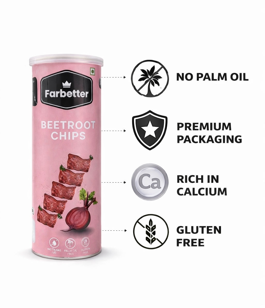 FARBETTER Beetroot Chips