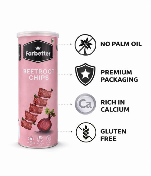 FARBETTER Beetroot Chips