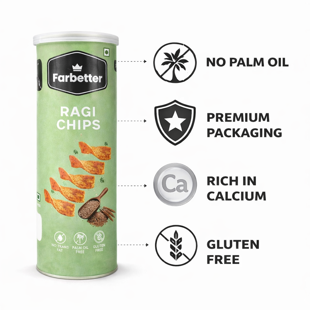 FARBETTER Ragi Chips